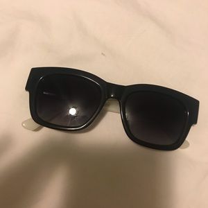Cole Haan Black and White Sunglasses
